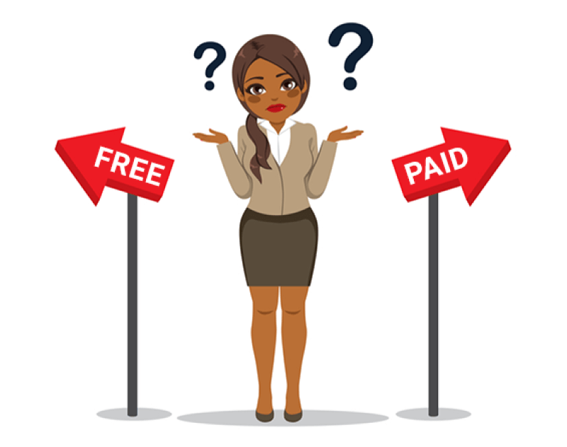 free vs paid 